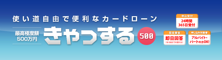 きゃっする500